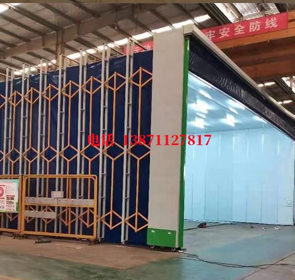 青岛格兰德钢结构厂移动伸缩房